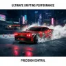 Радиоуправляемый маслкар Red Rally Dodge Challenger 1:24 4WD красный дрифтовый суперкар на аккумуляторе с подсветкой и USB