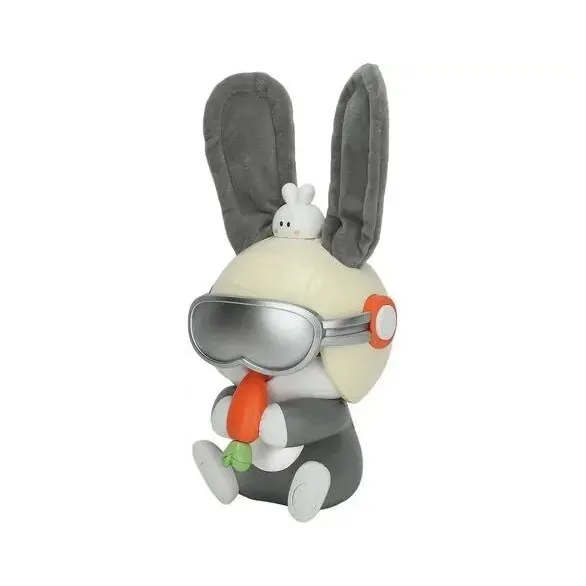 Кролик-повторюшка Space Rabbit Говорящий музыкальный заяц играет в прядки и машет ушками под музыку