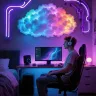 Светодиодный 3D ночник Облако для детской с USB декоративный светильник RGB с мягким свечением и воздушной текстурой