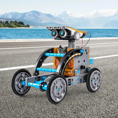 Конструктор робот на солнечной батарее 29 в 1 Solar Robot Kit Научный обучающий STEM набор