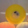 Сквиш пельмень с подсветкой 8 см, сквиш-ночник dumpling с темплым светом, мини лампа пельмень