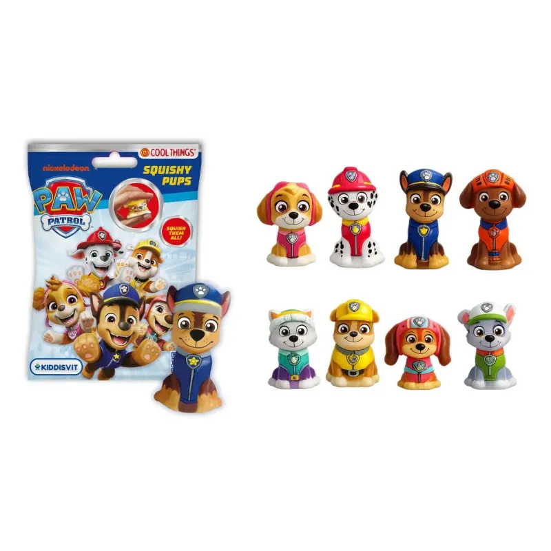 Сквіш-сюрприз Щенячий патруль COOL THINGS іграшка в blind bag випадковий персонаж Paw Patrol ароматизований до 7 см
