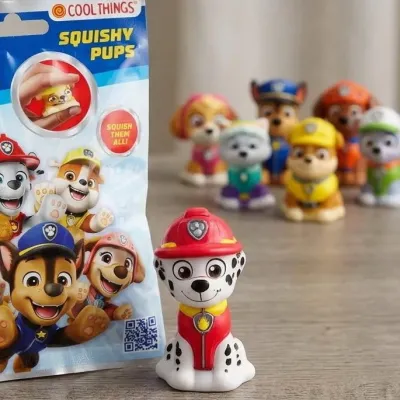 Сквиш-сюрприз Щенячий патруль COOL THINGS игрушка в blind bag случайный персонаж Paw Patrol ароматизированный до 7 см