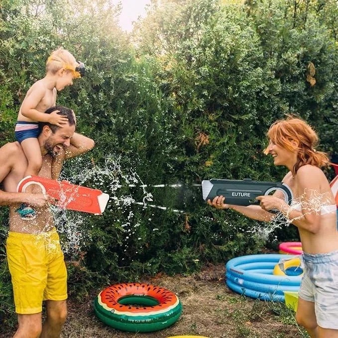 Водний бластер на акумуляторі Electric Water Gun 3.7 V, Потужний автоматичний водяний автомат EUTURE