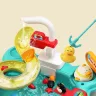 Інтерактивний водний трек Tiny Pool іграшкова водна гірка з магнітною рибалкою та циркуляційним краном 32 см