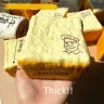 Сквиш Хлебушек 9 см игрушка антистресс кусочек тостового хлеба, жмякалка хлеб медленного восстановления