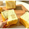 Сквиш Хлебушек 9 см игрушка антистресс кусочек тостового хлеба, жмякалка хлеб медленного восстановления