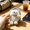 Плюшевый ёжик сворачивается в клубок 10 см мягкая игрушка-брелок ёж подвеска на сумку
