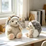 Мягкая игрушка-вывернушка Ёжик 20 см скручивается в комочек, плюшевый ёж трансформер в съемном капюшоне