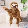 Ленивец игрушка-обнимашка 30 см мягкая игрушка животное ленивец с длинными лапами, плюшевый лемур для подвешивания