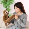 Ленивец игрушка-обнимашка 30 см мягкая игрушка животное ленивец с длинными лапами, плюшевый лемур для подвешивания