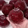 Сквиш Гранат с хрустящими бусинами и ASRM эффектом 6,5 см фиджет игрушка-антистресс Pomegranate fruit для релакса