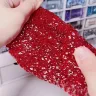 Сквиш Гранат с хрустящими бусинами и ASRM эффектом 6,5 см фиджет игрушка-антистресс Pomegranate fruit для релакса