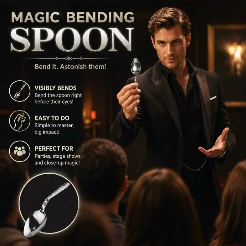 Волшебная гибкая ложка для фокусов 16 см магическая ложка Нео для трюков Magic bending spoon ложка юного фокусника