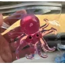 Сквиш Осьминог игрушка антистресс Осьминожка розовый эластичный Octopus с тянущимися щупальцами, игрушка мялка