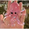 Сквиш Осьминог игрушка антистресс Осьминожка розовый эластичный Octopus с тянущимися щупальцами, игрушка мялка