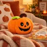Плюшевая тыква 17 см мягкая игрушка тыква Хеллоуин для декора Halloween Pumpkin игрушечная тыковка оранжевая с улыбкой