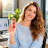 Сквиш антистресс Лед с клубникой 12 см желейный сквиш с клубничками, жмякалка сквиш   брусок с фруктами
