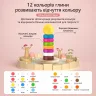 Детская мороженица с формочками и цветной глиной 15 см игрушка мороженица 12 цветов 28 аксессуаров, набор для лепки