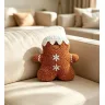 Пряничный человечек мягкая игрушка 22 см плюшевая игрушка пряник Gingerbread Man, мягкий джинджер мен имбирный пряник