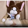 М'яка іграшка котик Девон-рекс 45 см плюшевий кіт Devon Rex коричневий з наповнювачем ПП бавовна для ігор та обіймів
