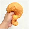Сквіш Куряча ніжка 20 см великий антистрес смажена куряча нога Fried Chicken, сквіш-курка повільного відновлення