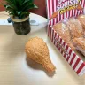 Сквіш Куряча ніжка 20 см великий антистрес смажена куряча нога Fried Chicken, сквіш-курка повільного відновлення