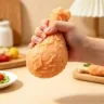 Сквіш Куряча ніжка 20 см великий антистрес смажена куряча нога Fried Chicken, сквіш-курка повільного відновлення