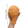 Сквіш Куряча ніжка 20 см великий антистрес смажена куряча нога Fried Chicken, сквіш-курка повільного відновлення