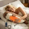 Плюшева грілка іграшка з USB Тюлень 50 см м'яка іграшка з підігрівом Морський котик, м'яка електрогрілка з таймером