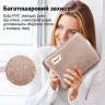 Електрична муфта-грілка для рук 27 см плюшева електрогрілка водяна з зарядкою, електрична грілка для ніг та тіла