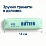 Сквіш «Масло» 14 см м’ятно-блакитний із рідким наповнювачем — м’яка іграшка-антистрес