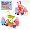 Ігровий набір Свинка Пеппа та сім'я 4 рухомі фігурки Peppa Pig World з коляскою та кошиком для пікніка