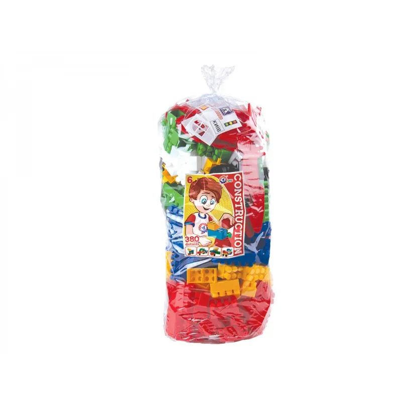 Конструктор Technok Toys разноцветные блоки, 380 деталей 0540