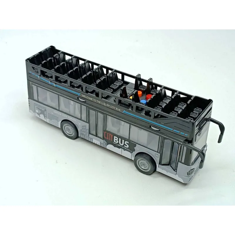 Автобус Jiansheng "Sity Bus" двухэтажный серый JS122-122A-1
