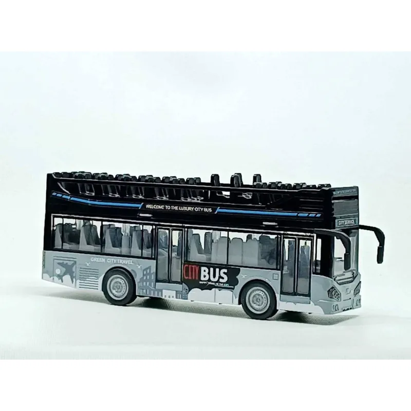Автобус Jiansheng "Sity Bus" двухэтажный серый JS122-122A-1
