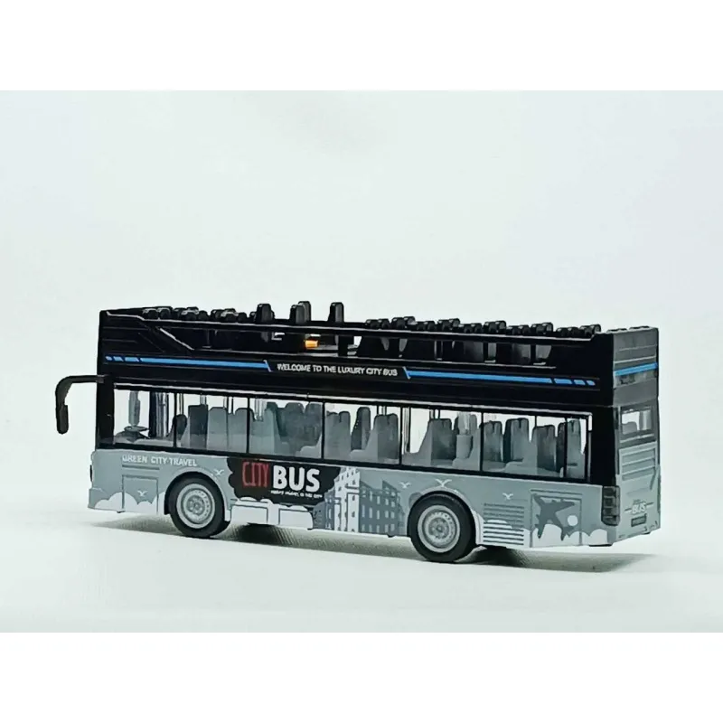 Автобус Jiansheng "Sity Bus" двухэтажный серый JS122-122A-1