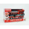 Автобус, Wenyi "City tour bus", двухэтажный, световые и музыкальные эффекты, красный wy916a-1
