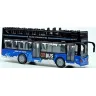 Автобус двухэтажный Istoys Sity Bus 30см свет/ звук, инерционный 1:16, синий