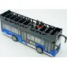 Автобус двухэтажный Istoys Sity Bus 30см свет/ звук, инерционный 1:16, синий