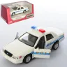 Машинка "Kinsmart" Ford Crown Victoria Police белая (1:38) KT5342W