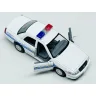 Машинка "Kinsmart" Ford Crown Victoria Police белая (1:38) KT5342W