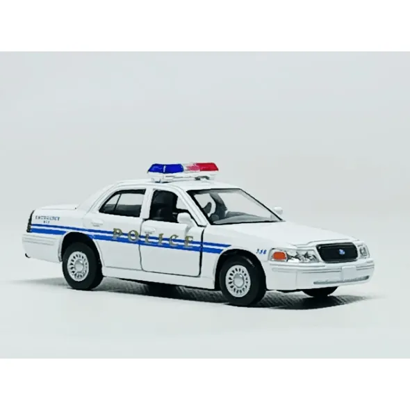 Машинка "Kinsmart" Ford Crown Victoria Police белая (1:38) KT5342W