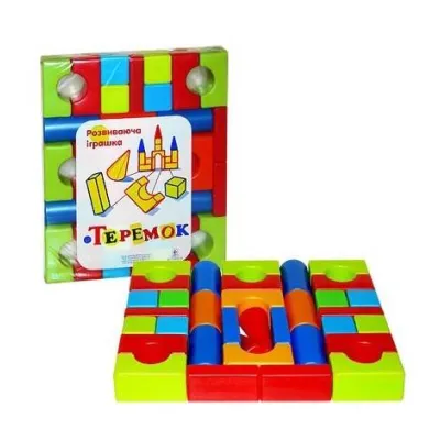 Конструктор-кубики M-Toys Теремок большой, 39 деталей 08073