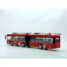 Троллейбус-гармошка Wenyi красный 43 см, звук, свет WY915A