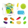Овощи на липучках Star Toys доска, нож, тарелка YM-309