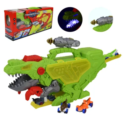 Паркінг Star Toys Динозавр з машинками, світло, звук 17816