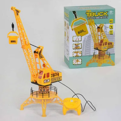 Кран на пульте Star Toys 65см свет, подвижные детали QF323