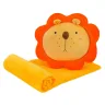 М'яка іграшка-подушка Star Toys Лев 40см з пледом K15258
