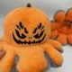 Игрушка вывернушка Осьминожка и Хэллоуинская тыква 2 в 1 плюшевый двусторонний осьминог и тыква мягкая игрушка 20 см